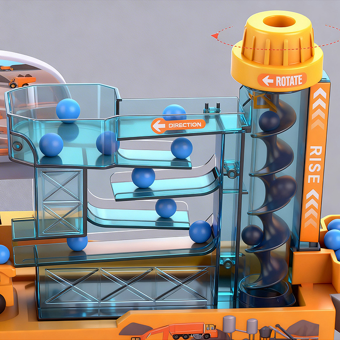 Парковка ZX-021A "Спец паркинг" (свет, звук) в коробке