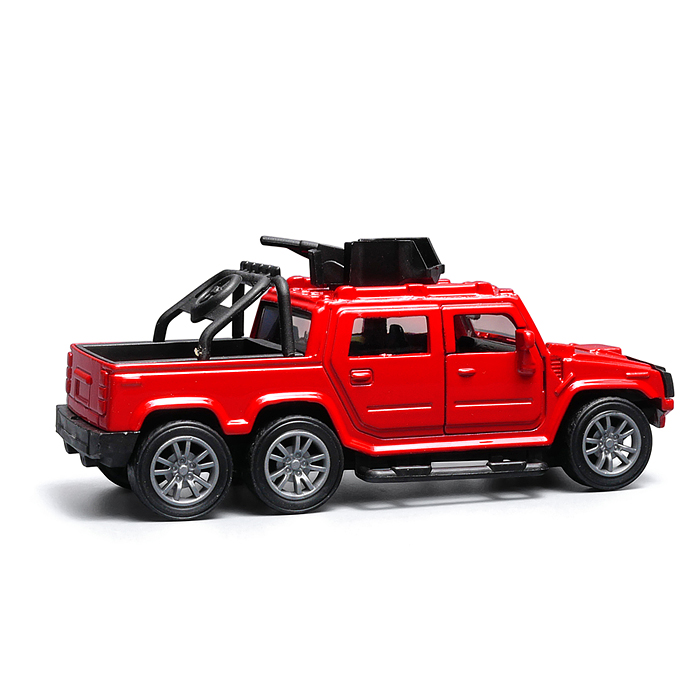 Красная инерционная машинка вид D die-cast , 1:32