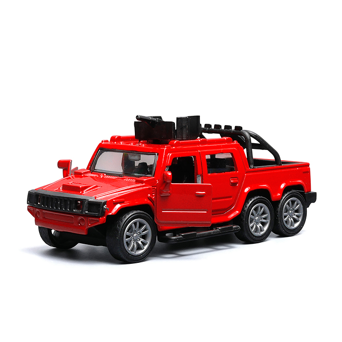 Красная инерционная машинка вид D die-cast , 1:32