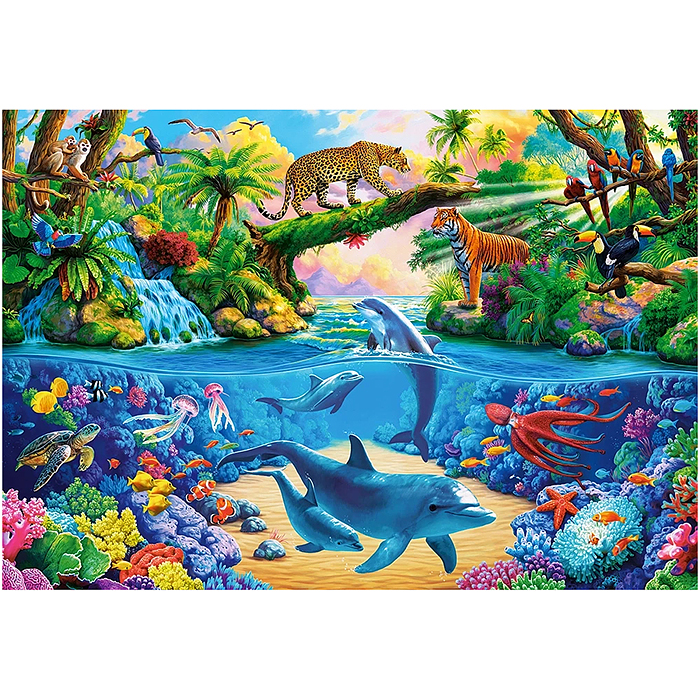 Пазлы 1000 "Дикая природа"