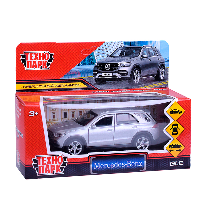 Фото к товару Машина металл Mercedes-Benz GLE 2018 12 см, двери, багаж, серебристый Машина металл Mercedes-Benz GLE 2018 12 см, двери, багаж, серебристый