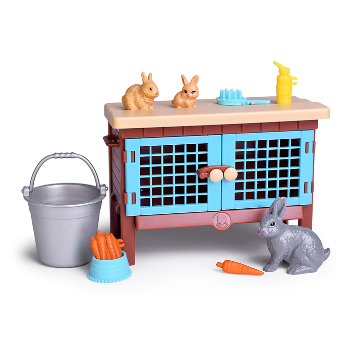 Кукла с аксессуарами 57866 "Rabbit care" в коробке