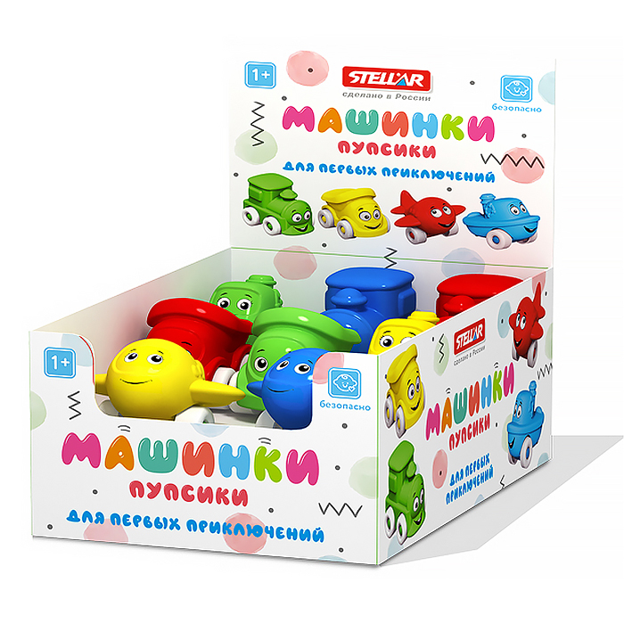 Машинка "Пупсик" в шоу-боксе Машинка "Пупсик" в шоу-боксе