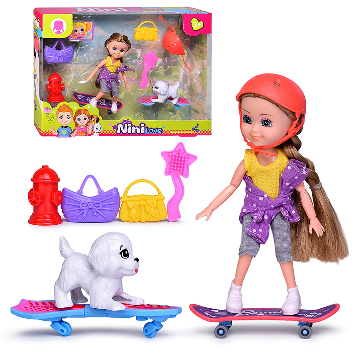 Кукла с аксессуарами 57805 "Марго на прогулке" в коробке Кукла с аксессуарами 57805 "Марго на прогулке" в коробке