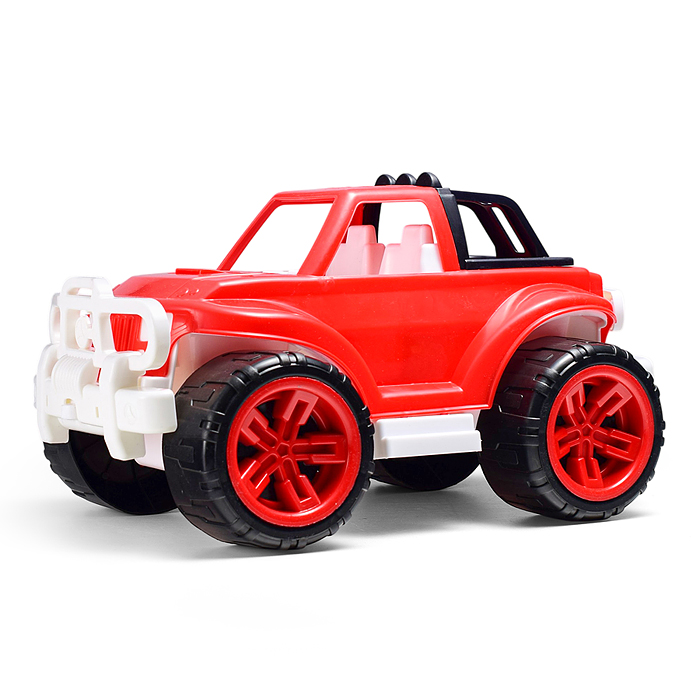Машина "Джип" красно-черный