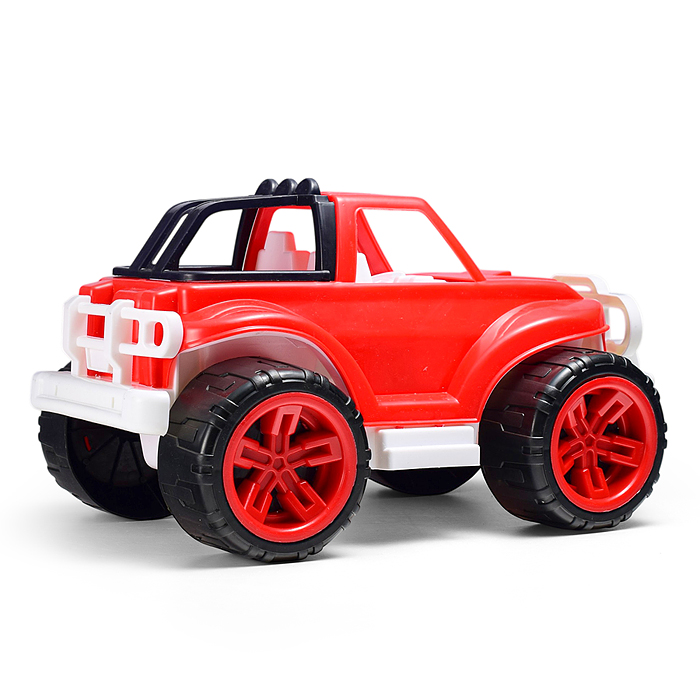 Машина "Джип" красно-черный