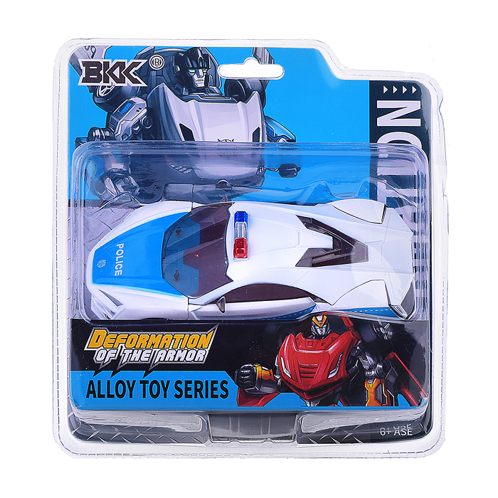 Робот A1037/A1038-05 трансформирующийся в полицейскую машину, в коробке