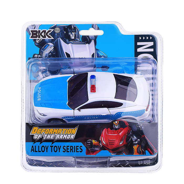 Робот A1037/A1038-05 трансформирующийся в полицейскую машину, в коробке