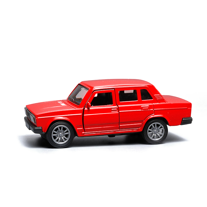 Красная инерционная машинка вид I die-cast , 1:32