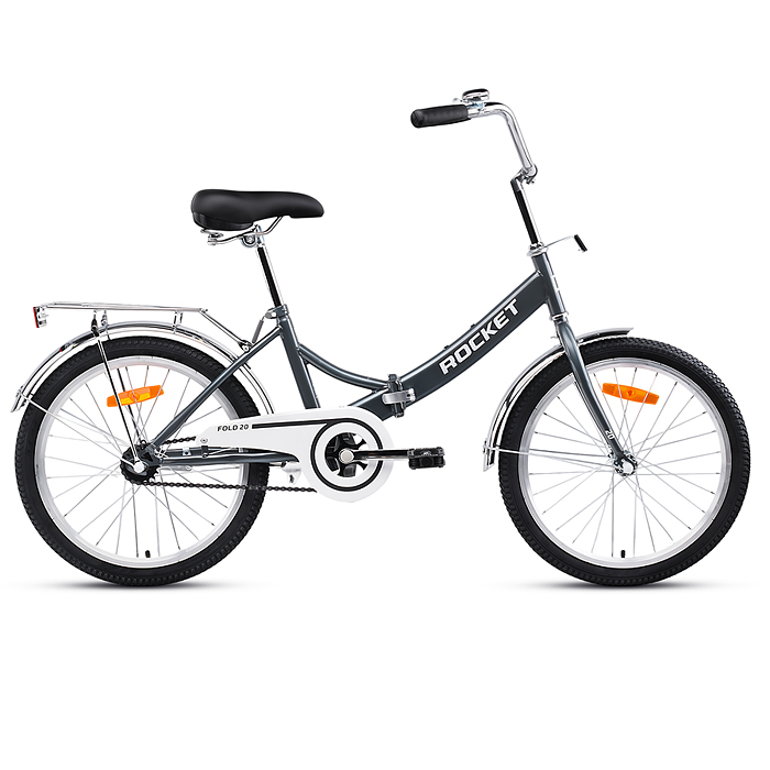 Велосипед 20" Rocket City Fold 20, цвет серый, размер 13,5"