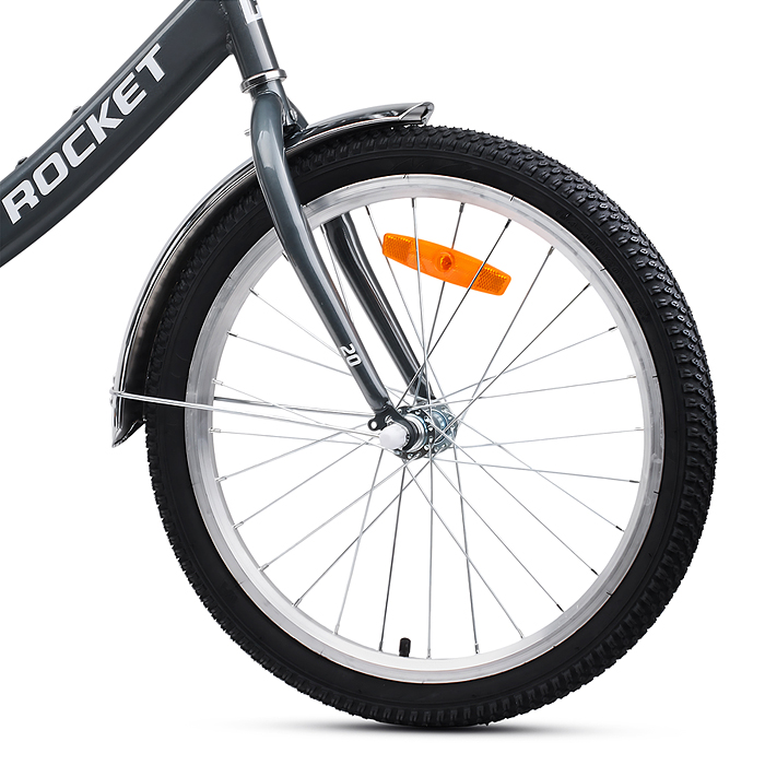 Фото к товару Велосипед 20" Rocket City Fold 20, цвет серый, размер 13,5" Велосипед 20" Rocket City Fold 20, цвет серый, размер 13,5"