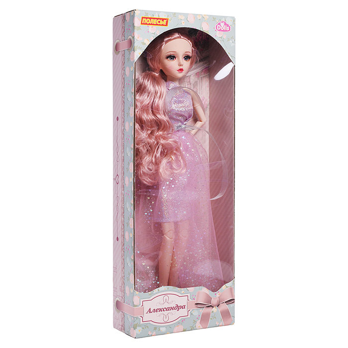 Фото к товару Кукла "Александра" (55 см) в платье с розовой юбкой (в коробке) Кукла "Александра" (55 см) в платье с розовой юбкой (в коробке)