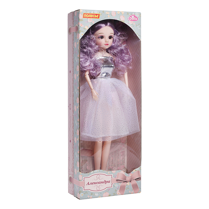 Кукла "Александра" (55 см) в коктейльном платье (в коробке)