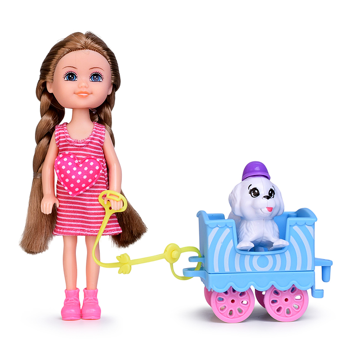 Кукла с аксессуарами 57849 "Ника и питомцы" в коробке