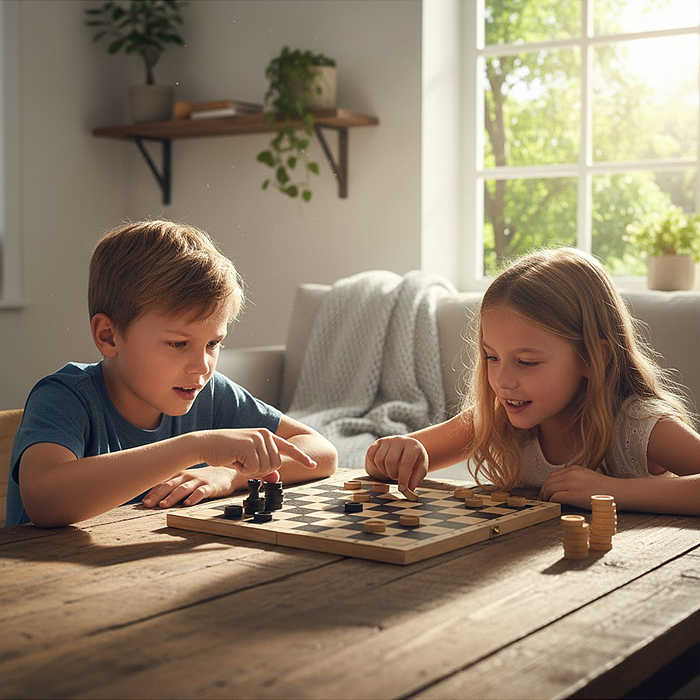 Игра 3в1 малая с походными пластмассовыми шахматами "Объедовские" (нарды, шахматы, шашки "Классика")