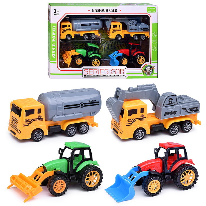 Набор машин 2525-57 "Сельхоз техника" в коробке Набор машин 2525-57 "Сельхоз техника" в коробке