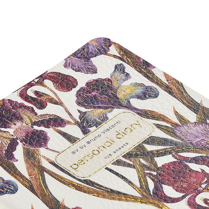 Набор подарочный "Flora. Ирисы" ежедневник А6+ и ручка