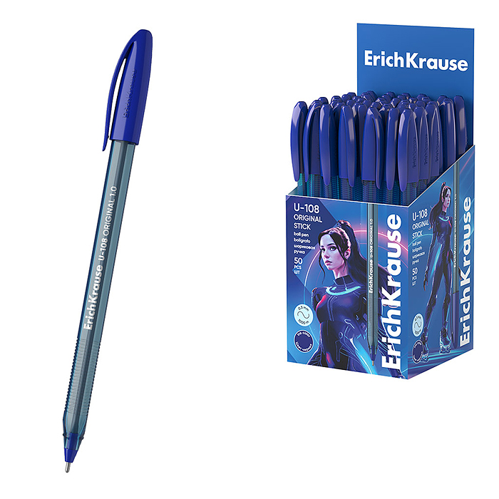 Набор из 3 ручек шариковых U-108 Stick Original 1.0, Ultra Glide Technology, цвет чернил