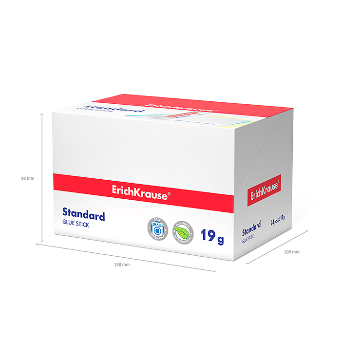 Фото к товару Клей-карандаш Standard, 19г Клей-карандаш Standard, 19г