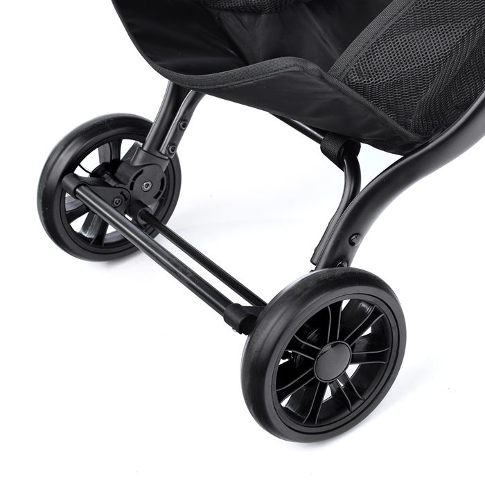 Фото к товару Коляска прогулочная Prammy Black, черный Коляска прогулочная Prammy Black, черный