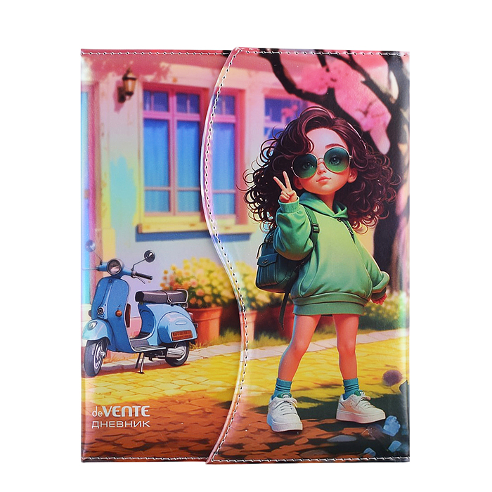 Дневник 1-11кл. "Chic City Girls" универсальный блок, 48 листов, белая бумага 80 г/м², печать в 1 к