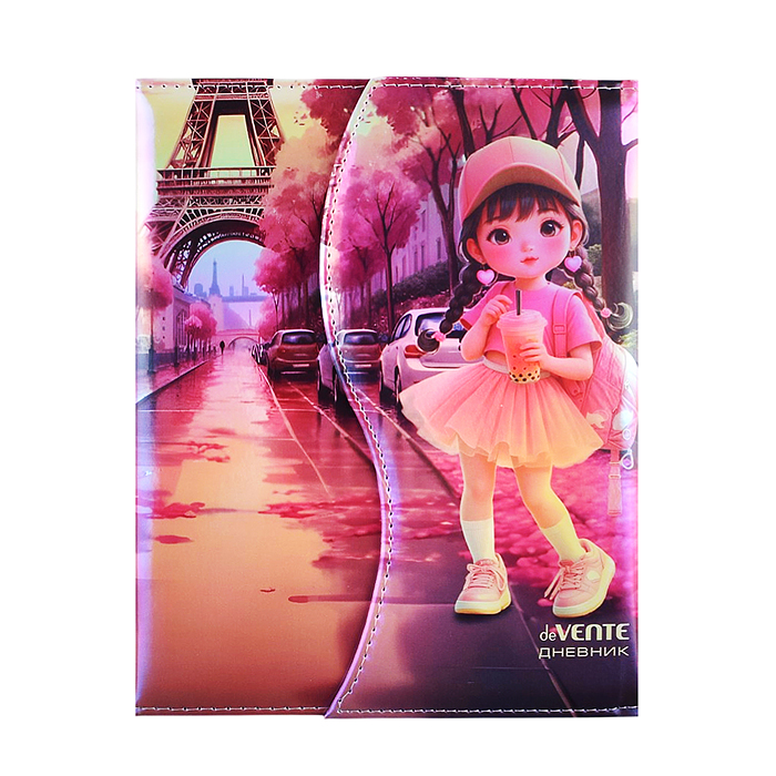 Дневник 1-11кл. "Chic City Girls" универсальный блок, 48 листов, белая бумага 80 г/м², печать в 1 к