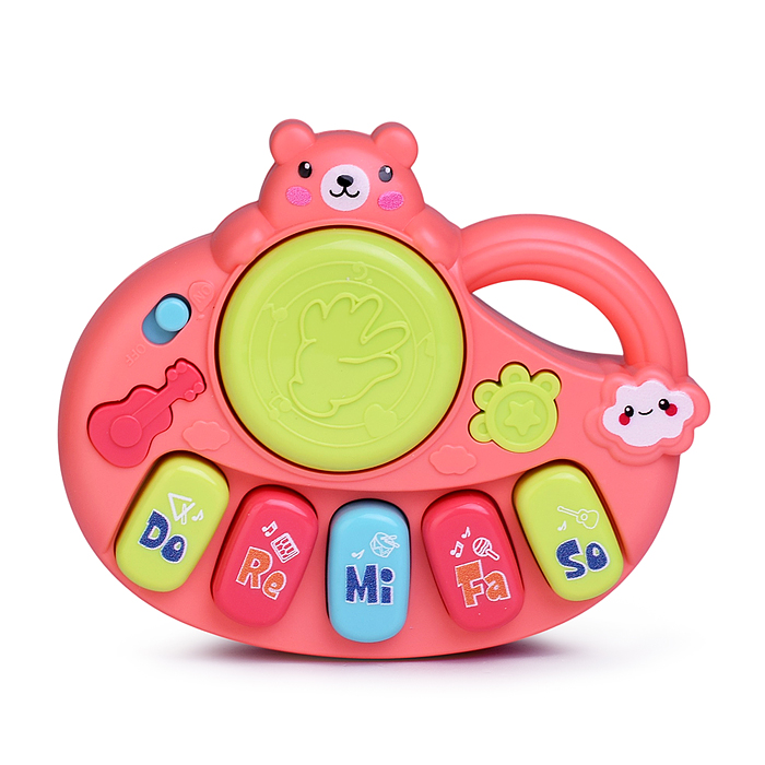 Фото к товару Игрушка музыкальная 368-115F "Мишутка" звук, в коробке Игрушка музыкальная 368-115F "Мишутка" звук, в коробке
