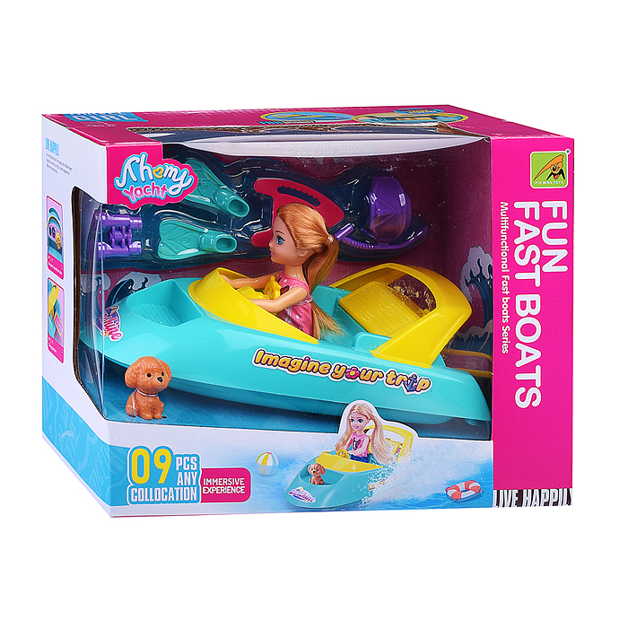 Катер 9045-8 "Искорка" в коробке