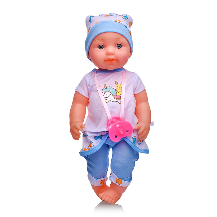 Пупс L-2408B "Мой малыш" (пьет, слезы) с аксессуарами, в коробке