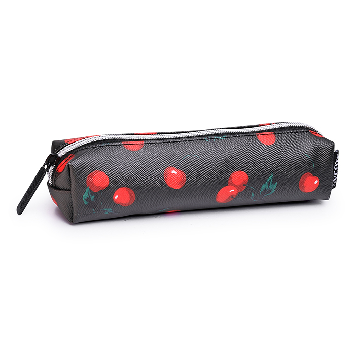 Пенал "Limited Edition Very Cherry" 210x40x40 мм прямоугольный, антивандальная искусственная кожа 