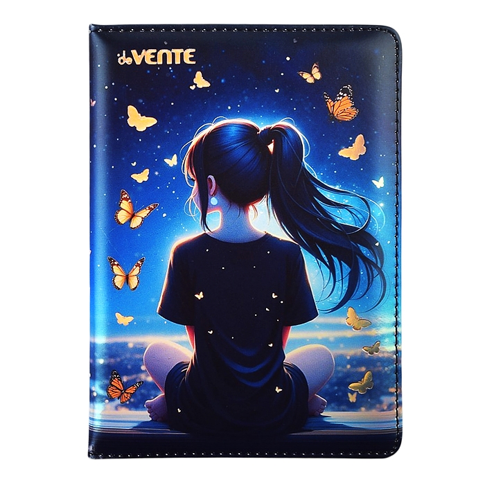 Записная книжка "Butterfly Dreams" B6 (120 ммx170 мм) 160 стр, белая бумага 70 г/м² в клетк