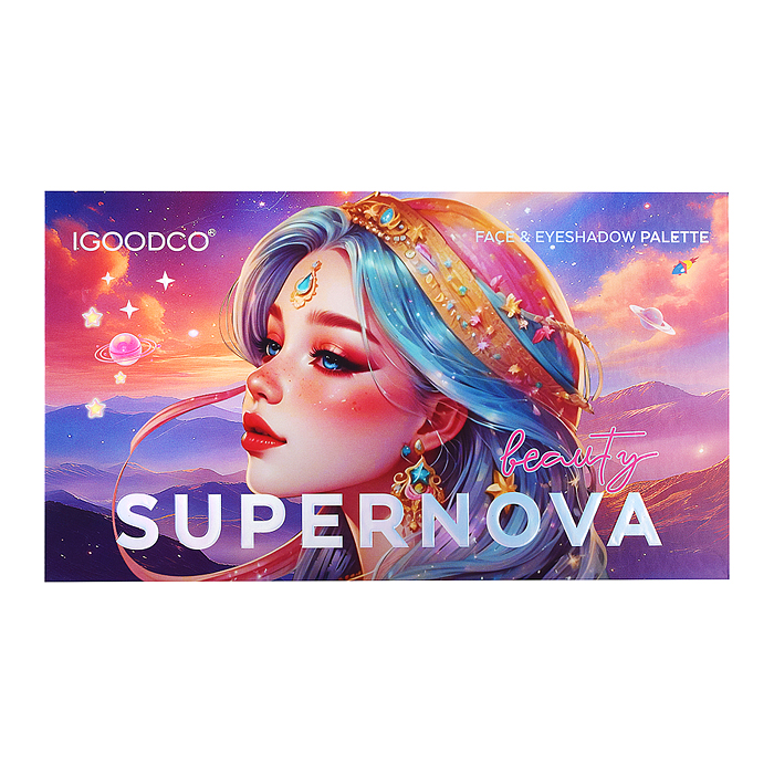 Косметика детская 00-8395 "Сверхновая звезда" (палетка теней)