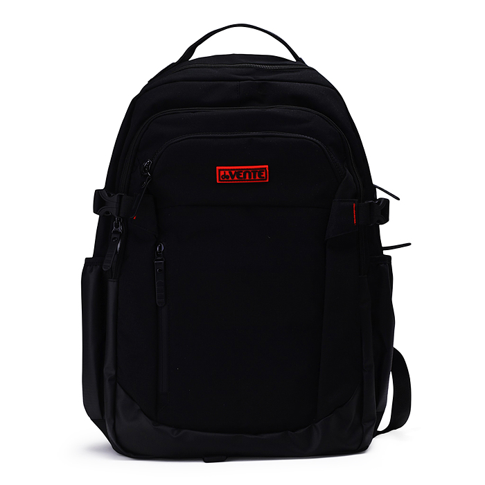Рюкзак "Red Black" подростковый 48x31x17 см (25 л) 700 г, влагостойкий нейлон, черный