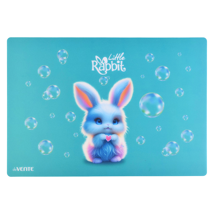 Покрытие настольное для лепки "Little Rabbit" 33x23 см, пластиковое 600 мкм, полупрозрачная