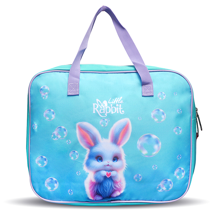 Папка для тетрадей, ИЗО и технологии "Little Rabbit" A4 (36x28x8 см) плотный износостойкий полиэстер