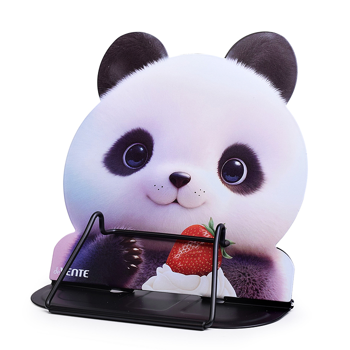 Подставка для учебников и книг "Sweet Panda" 17x16,5 см, металлическая окрашенная, в форме панды