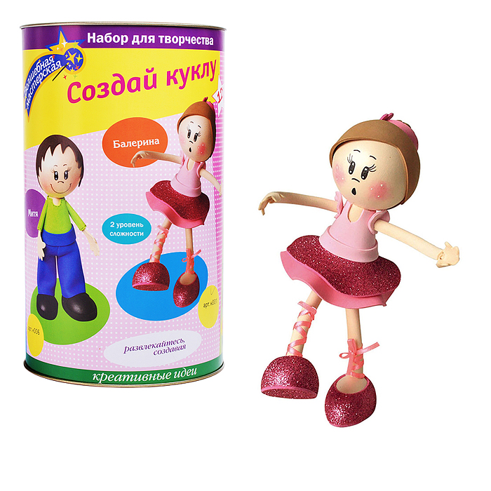 Набор для творчества. Создай куклу "Балерина" Набор для творчества. Создай куклу "Балерина"