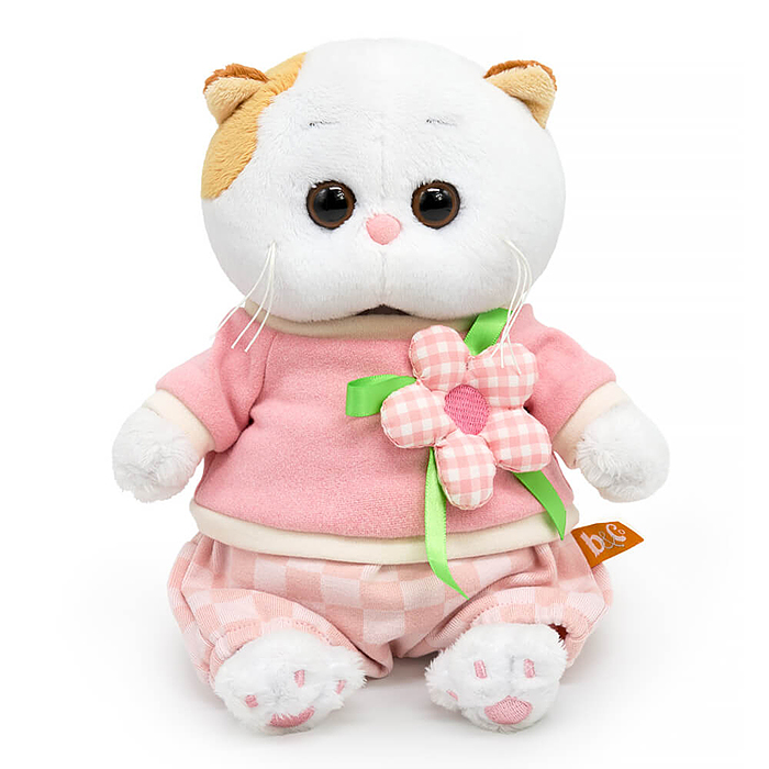 Кошка Ли-Ли BABY в свитшоте с цветком Кошка Ли-Ли BABY в свитшоте с цветком