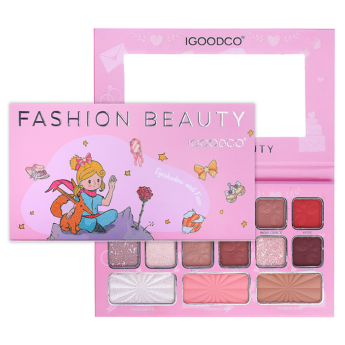 Косметика детская 00-8388 "Девочка с Белочкой" (палетка теней)