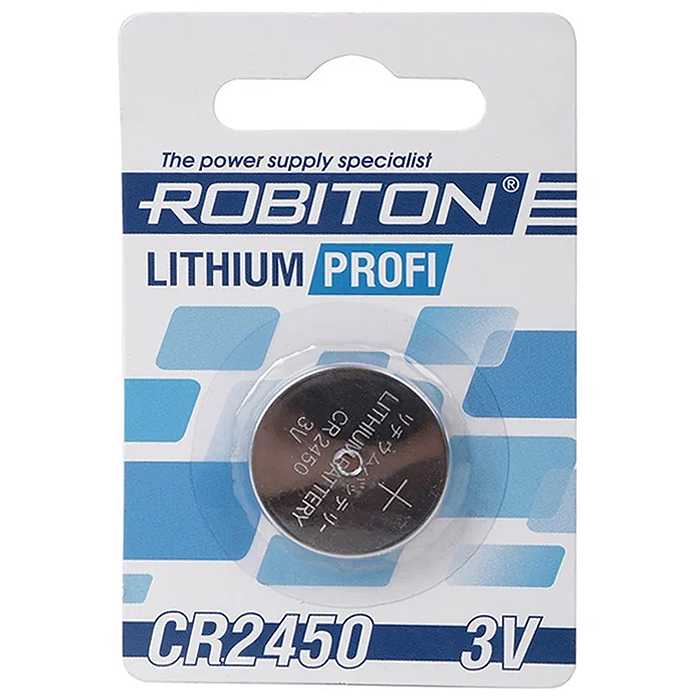 Батарейки литиевые ROBITON PROFI R-CR2450-BL1 CR2450 BL1 Батарейки литиевые ROBITON PROFI R-CR2450-BL1 CR2450 BL1