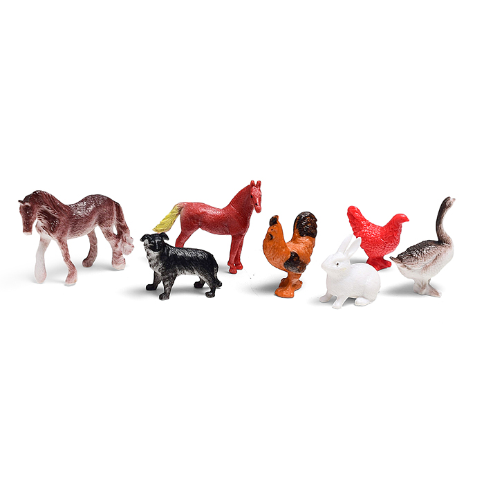 Набор животных UT0339 "Happy Farm-4" в пакете