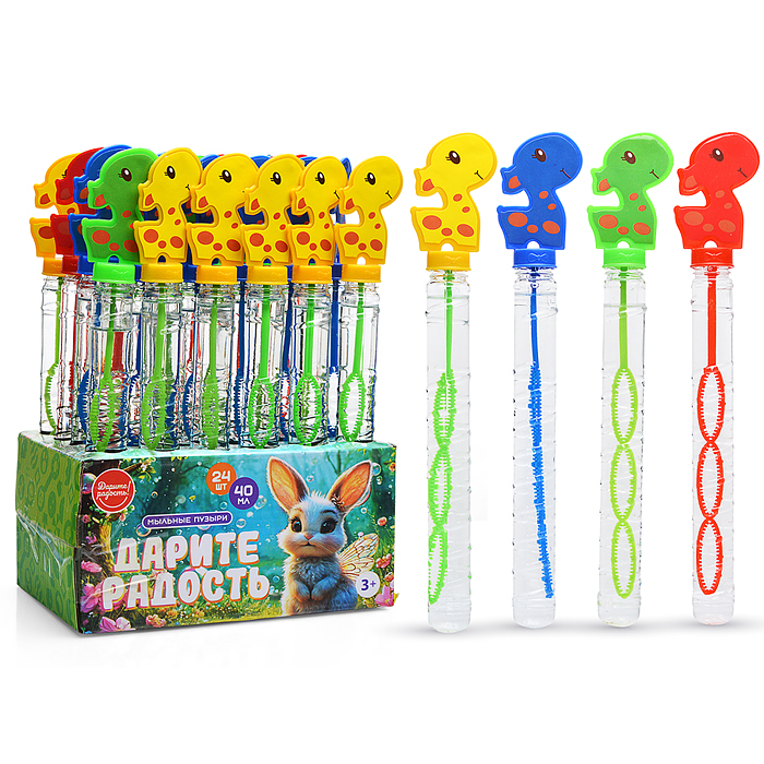 Мыльные пузыри UT0156-1 "Giraffe" 40 мл.