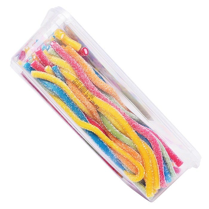 Фото к товару Жевательный мармелад в кислой обсыпке "Crazy gummy crazy stick" ассорти 10гр*150шт Жевательный мармелад в кислой обсыпке "Crazy gummy crazy stick" ассорти 10гр*150шт