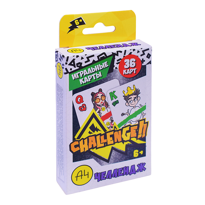 Настольная игра. Влад А4. Челлендж (игральные карты)