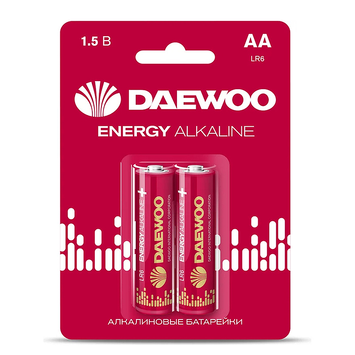 Батарейки алкалиновые DAEWOO ENERGY Alkaline LR6 BL4 Батарейки алкалиновые DAEWOO ENERGY Alkaline LR6 BL4