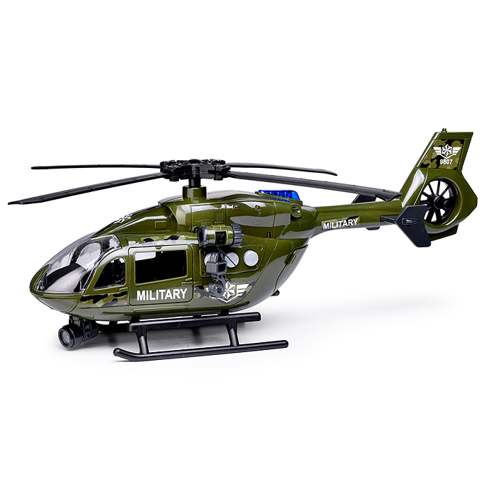 Вертолет RJ9807 "Военный" 1:14, в коробке