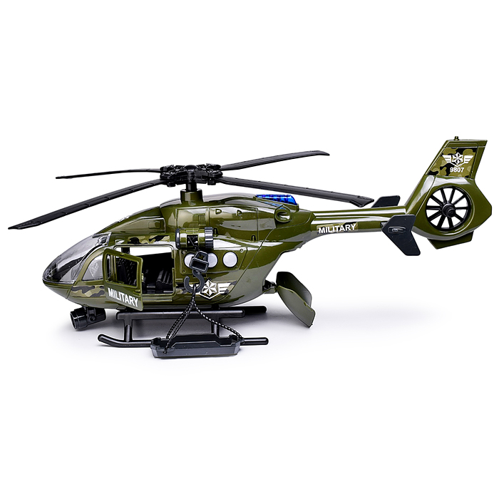Вертолет RJ9807 "Военный" 1:14, в коробке