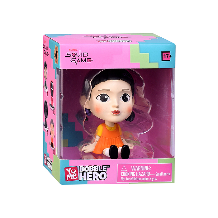 Фото к товару Фигурка с подвижной головой Squid Game, Young Hee Фигурка с подвижной головой Squid Game, Young Hee