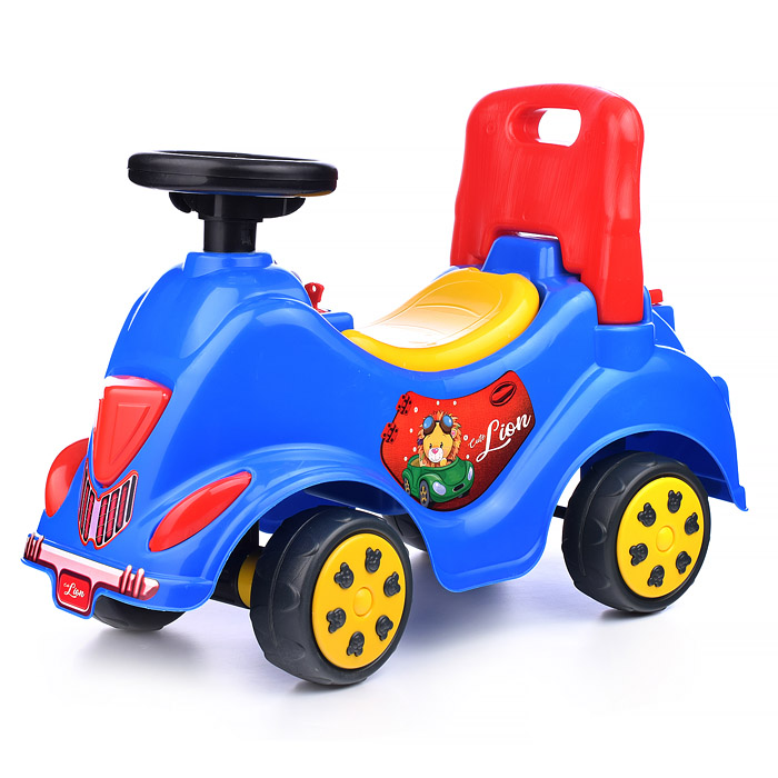 Игрушка Машина-каталка Cool Riders, с клаксоном, син. Игрушка Машина-каталка Cool Riders, с клаксоном, син.