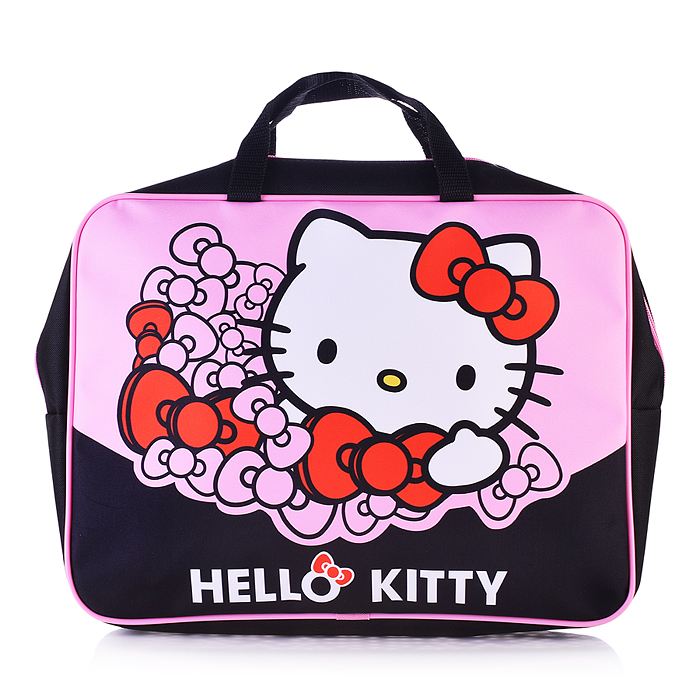 Папка - сумка Hello Kitty. Формат - А4, боковина - 75 мм. Предназначена для хранения альбомов,